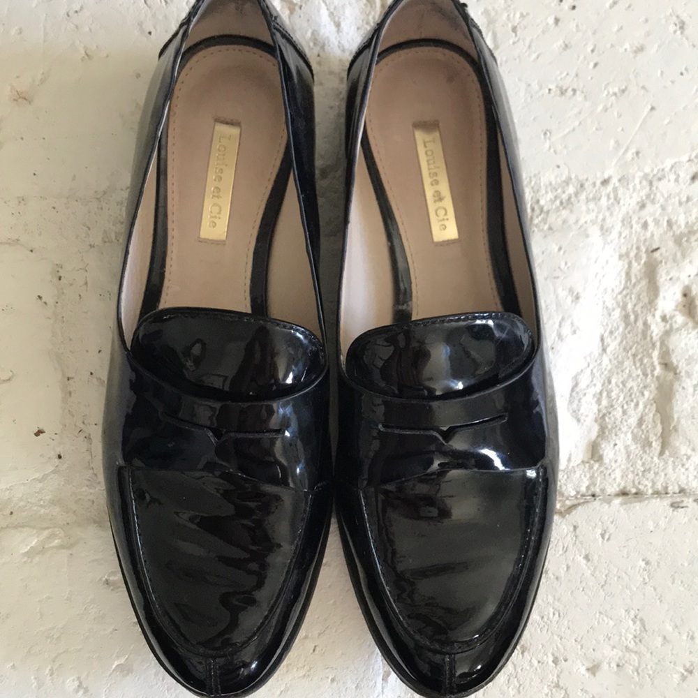 Louise et Cie Patent leather penny loafers